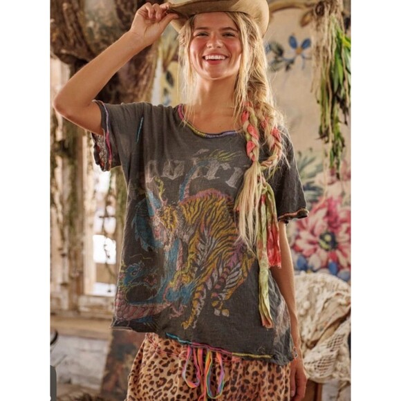 Magnolia Pearl Tops - NWT Magnolia Pearl Arcoiris Tee